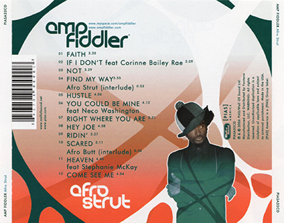 Amp Fiddler CD Afro Strut tray out